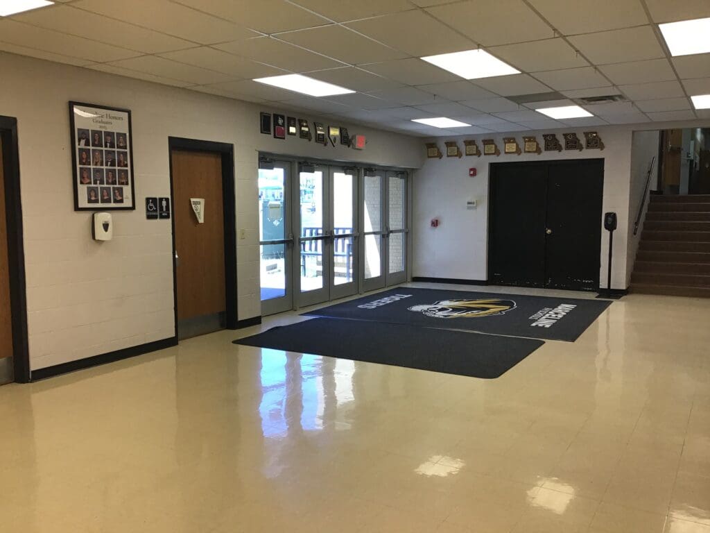 Marceline 14. Main Entrance To Lobby To Existing Gym And Multi Purpose Building