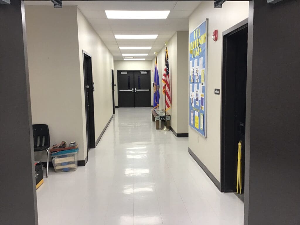 Salisbury 5. Corridor To Shop And Classrooms